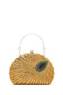 Kadın Altın Uzun Zincir Askılı Pullu Kutu Abiye Kol Çantası | Derimod Kadın Altın Uzun Zincir Askılı Pullu Kutu Abiye Kol Çantası | Derimod