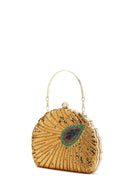 Kadın Altın Uzun Zincir Askılı Pullu Kutu Abiye Kol Çantası | Derimod Kadın Altın Uzun Zincir Askılı Pullu Kutu Abiye Kol Çantası | Derimod