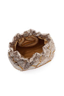 Women's Gold Long Chain Strap Embellished Mini Evening Handbag | Derimod Women's Gold Long Chain Strap Embellished Mini Evening Handbag | Derimod