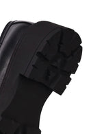 Kadın Siyah Kalın Tabanlı Deri Maskülen Loafer | Derimod Kadın Siyah Kalın Tabanlı Deri Maskülen Loafer | Derimod