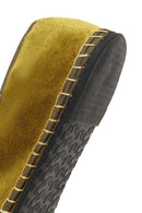 Women's Green Fabric Loafer | Derimod Women's Green Fabric Loafer | Derimod