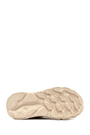 Derimod Zero Kadın Bej Bağcıklı Kalın Tabanlı Kumaş Sneaker | Derimod Derimod Zero Kadın Bej Bağcıklı Kalın Tabanlı Kumaş Sneaker | Derimod