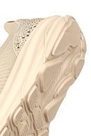 Derimod Zero Kadın Bej Bağcıklı Kalın Tabanlı Kumaş Sneaker | Derimod Derimod Zero Kadın Bej Bağcıklı Kalın Tabanlı Kumaş Sneaker | Derimod