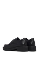 Women's Black Lace-Up Leather Casual Shoes | Derimod Women's Black Lace-Up Leather Casual Shoes | Derimod