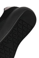 Kadın Siyah Bağcıklı Kalın Tabanlı Sneaker | Derimod Kadın Siyah Bağcıklı Kalın Tabanlı Sneaker | Derimod