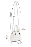 Women's White Long Strap Shoulder Bag | Derimod Women's White Long Strap Shoulder Bag | Derimod