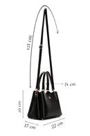 Women's Black Long Strap Shoulder Bag | Derimod Women's Black Long Strap Shoulder Bag | Derimod