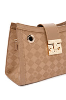 Kadın Kahverengi Uzun Askılı Baskılı Omuz Çantası | Derimod Kadın Kahverengi Uzun Askılı Baskılı Omuz Çantası | Derimod