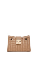 Kadın Kahverengi Uzun Askılı Baskılı Omuz Çantası | Derimod Kadın Kahverengi Uzun Askılı Baskılı Omuz Çantası | Derimod