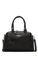 Kadın Siyah Uzun Askılı Kol Çantası | Derimod Kadın Siyah Uzun Askılı Kol Çantası | Derimod