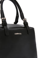 Kadın Siyah Uzun Askılı Kol Çantası | Derimod Kadın Siyah Uzun Askılı Kol Çantası | Derimod