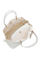 Kadın Beyaz Uzun Askılı Kol Çantası | Derimod Kadın Beyaz Uzun Askılı Kol Çantası | Derimod