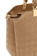 Women's Brown Long Strap Printed Sleeve Bag | Derimod Women's Brown Long Strap Printed Sleeve Bag | Derimod