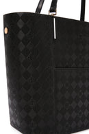 Kadın Siyah Baskılı Omuz Çantası | Derimod Kadın Siyah Baskılı Omuz Çantası | Derimod