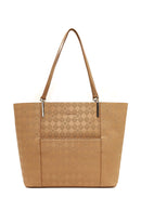 Kadın Taba Baskılı Omuz Çantası | Derimod Kadın Taba Baskılı Omuz Çantası | Derimod