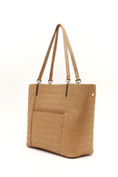 Kadın Taba Baskılı Omuz Çantası | Derimod Kadın Taba Baskılı Omuz Çantası | Derimod