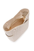 Kadın Krem Baskılı Omuz Çantası | Derimod Kadın Krem Baskılı Omuz Çantası | Derimod