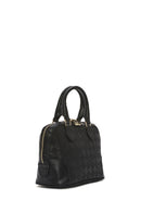 Women's Black Long Strap Printed Crossbody Bag | Derimod Women's Black Long Strap Printed Crossbody Bag | Derimod