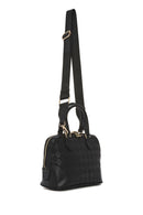 Women's Black Long Strap Printed Crossbody Bag | Derimod Women's Black Long Strap Printed Crossbody Bag | Derimod