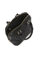 Women's Black Long Strap Printed Crossbody Bag | Derimod Women's Black Long Strap Printed Crossbody Bag | Derimod