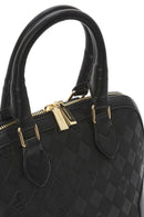 Women's Black Long Strap Printed Crossbody Bag | Derimod Women's Black Long Strap Printed Crossbody Bag | Derimod