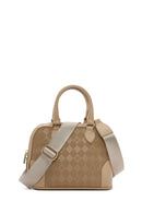 Women's Brown Long Strap Printed Crossbody Bag | Derimod Women's Brown Long Strap Printed Crossbody Bag | Derimod