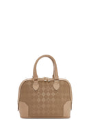 Women's Brown Long Strap Printed Crossbody Bag | Derimod Women's Brown Long Strap Printed Crossbody Bag | Derimod