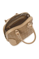 Women's Brown Long Strap Printed Crossbody Bag | Derimod Women's Brown Long Strap Printed Crossbody Bag | Derimod