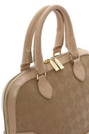 Women's Brown Long Strap Printed Crossbody Bag | Derimod Women's Brown Long Strap Printed Crossbody Bag | Derimod