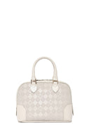 Women's Cream Long Strap Printed Crossbody Bag | Derimod Women's Cream Long Strap Printed Crossbody Bag | Derimod