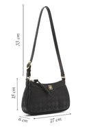 Kadın Siyah Baskılı Çapraz Çanta | Derimod Kadın Siyah Baskılı Çapraz Çanta | Derimod