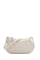 Women's Cream Printed Crossbody Bag | Derimod Women's Cream Printed Crossbody Bag | Derimod