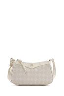 Women's Cream Printed Crossbody Bag | Derimod Women's Cream Printed Crossbody Bag | Derimod