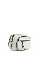 Women's White Long Strap Crossbody Bag | Derimod Women's White Long Strap Crossbody Bag | Derimod