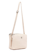 Kadın Krem Klasik Çapraz Çanta | Derimod Kadın Krem Klasik Çapraz Çanta | Derimod