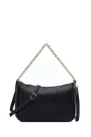 Kadın Siyah Uzun Askılı Kapitone Çapraz Çanta | Derimod Kadın Siyah Uzun Askılı Kapitone Çapraz Çanta | Derimod