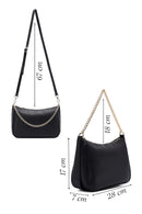 Kadın Siyah Uzun Askılı Kapitone Çapraz Çanta | Derimod Kadın Siyah Uzun Askılı Kapitone Çapraz Çanta | Derimod