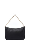 Kadın Siyah Uzun Askılı Kapitone Çapraz Çanta | Derimod Kadın Siyah Uzun Askılı Kapitone Çapraz Çanta | Derimod