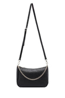 Kadın Siyah Uzun Askılı Kapitone Çapraz Çanta | Derimod Kadın Siyah Uzun Askılı Kapitone Çapraz Çanta | Derimod