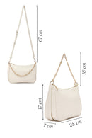 Kadın Krem Uzun Askılı Kapitone Çapraz Çanta | Derimod Kadın Krem Uzun Askılı Kapitone Çapraz Çanta | Derimod