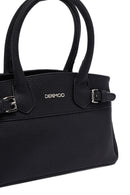 Kadın Siyah Uzun Askılı Klasik Kol Çantası | Derimod Kadın Siyah Uzun Askılı Klasik Kol Çantası | Derimod