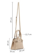 Kadın Vizon Uzun Askılı Klasik Kol Çantası | Derimod Kadın Vizon Uzun Askılı Klasik Kol Çantası | Derimod