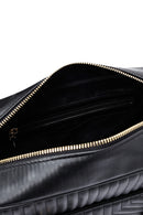 Kadın Siyah Kapitone Kol Çantası | Derimod Kadın Siyah Kapitone Kol Çantası | Derimod