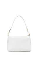 Kadın Beyaz Uzun Askılı Aksesuarlı Kol Çantası | Derimod Kadın Beyaz Uzun Askılı Aksesuarlı Kol Çantası | Derimod