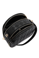 Women's Black Long Strap Printed Mini Handbag | Derimod Women's Black Long Strap Printed Mini Handbag | Derimod