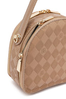 Women's Brown Long Strap Printed Mini Handbag | Derimod Women's Brown Long Strap Printed Mini Handbag | Derimod