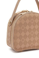 Women's Brown Long Strap Printed Mini Handbag | Derimod Women's Brown Long Strap Printed Mini Handbag | Derimod