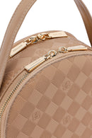 Women's Brown Long Strap Printed Mini Handbag | Derimod Women's Brown Long Strap Printed Mini Handbag | Derimod