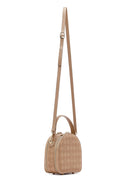 Women's Brown Long Strap Printed Mini Handbag | Derimod Women's Brown Long Strap Printed Mini Handbag | Derimod