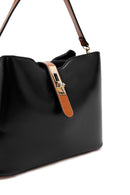 Kadın Siyah Uzun Askılı Klasik Kol Çantası | Derimod Kadın Siyah Uzun Askılı Klasik Kol Çantası | Derimod